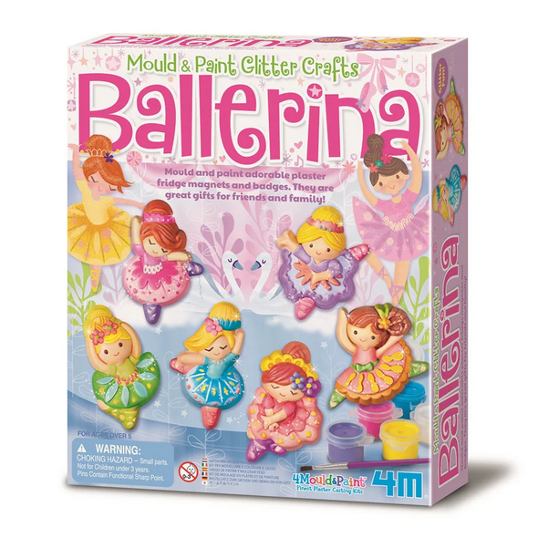 Mould & Paint - Glitter Ballerinas