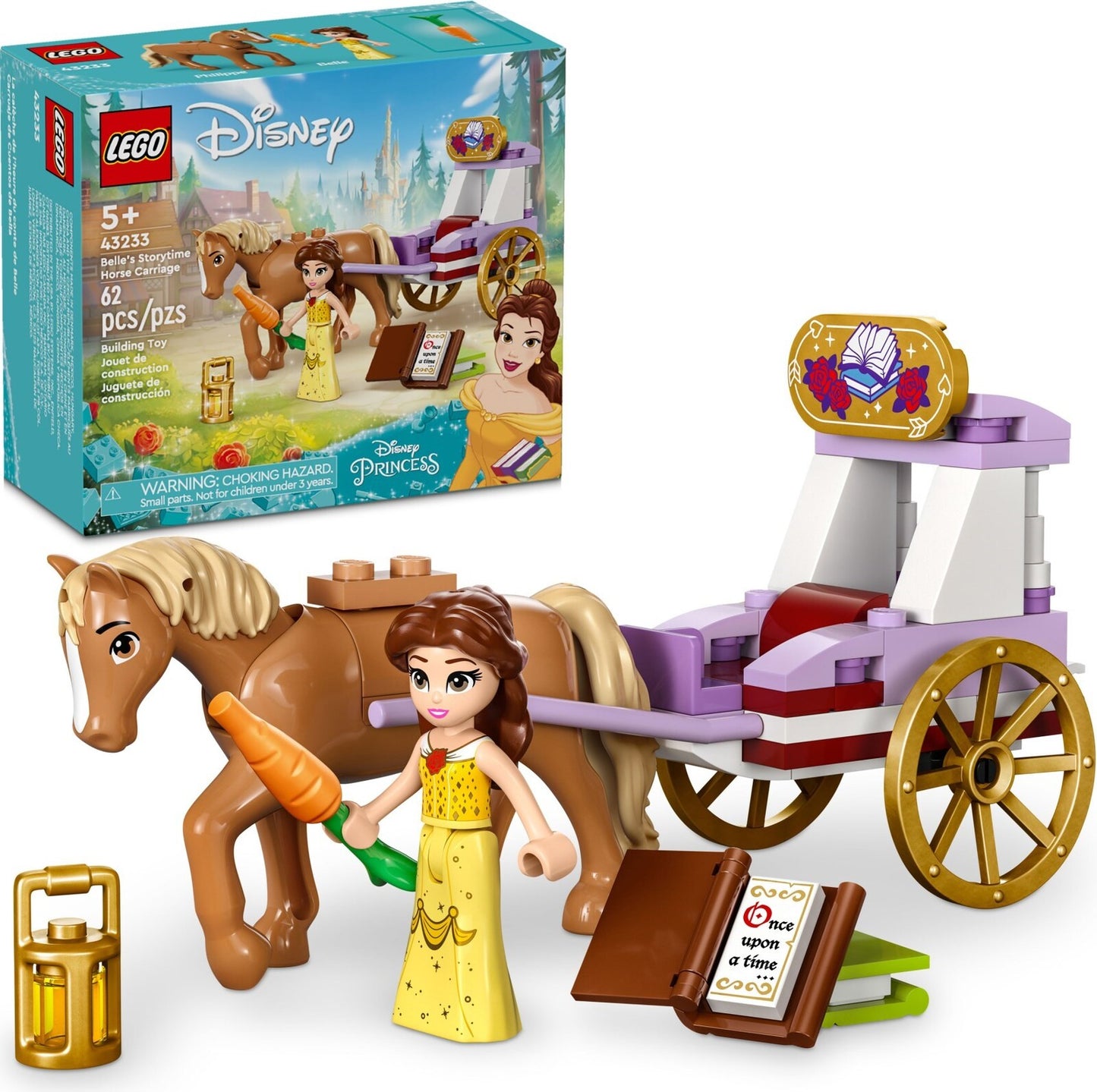 Belle's Storytime Horse Carriage Lego 43233