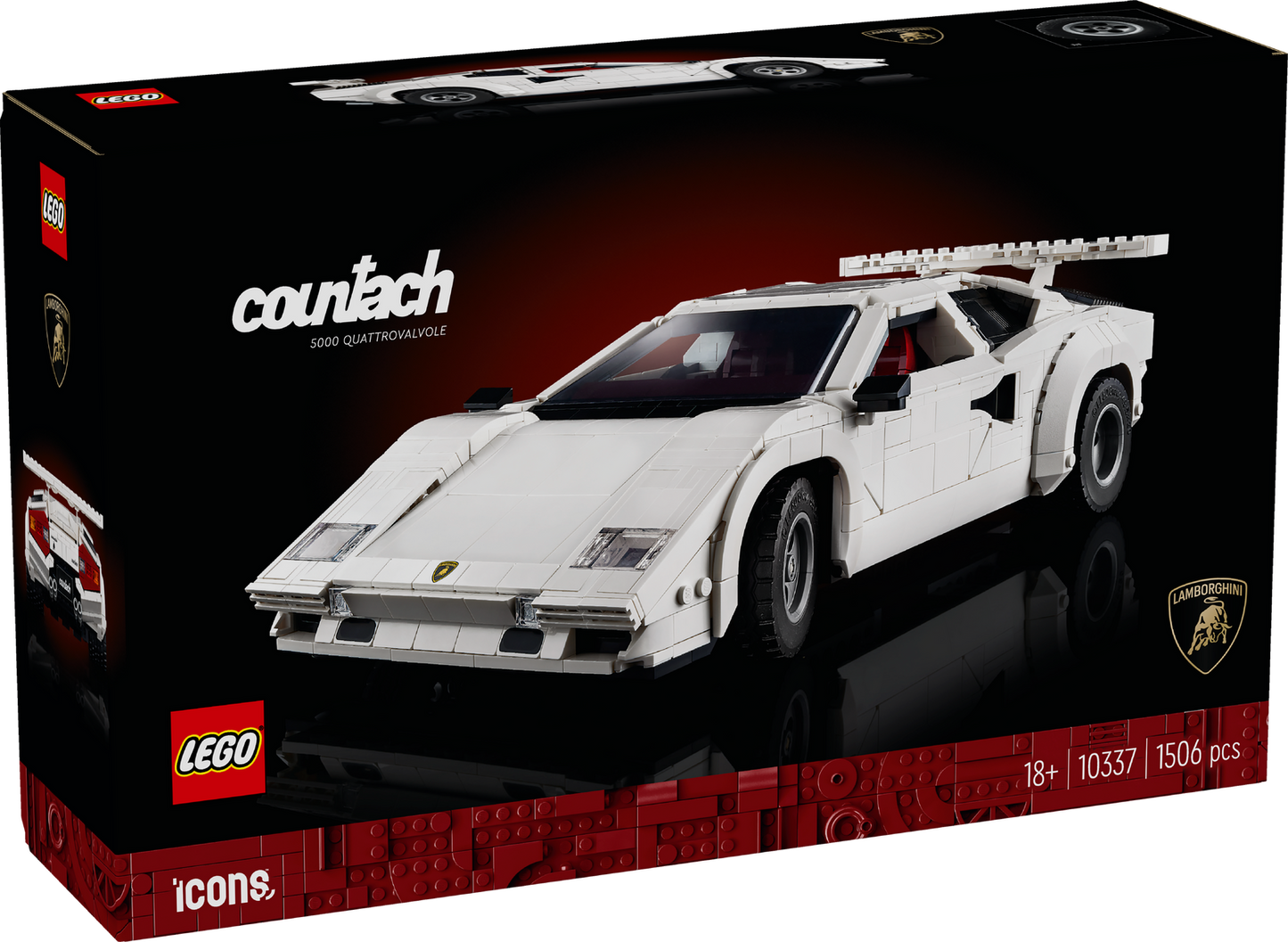 Lego Lamborghini Countach 5000 Quattrovalvole 10337