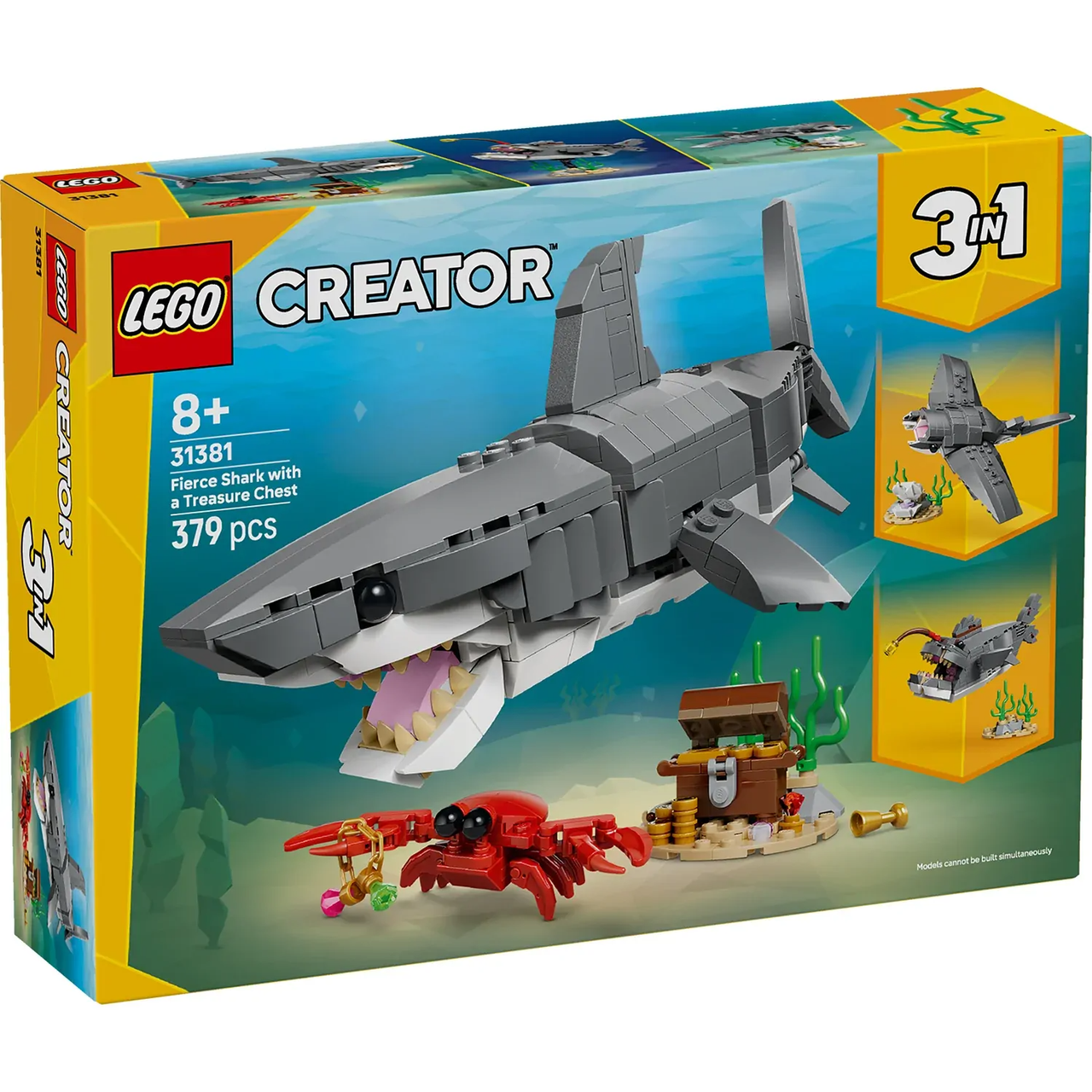 Fierce Shark with a Treasure Chest Lego 31381