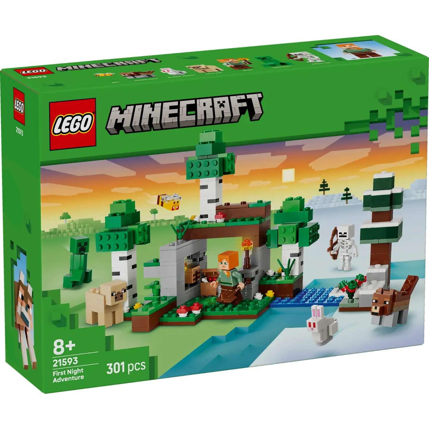 MineCraft First Night Adventure Lego 21593