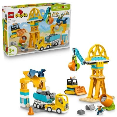3 in 1 Construction Site and Vehicles Duplo 10476