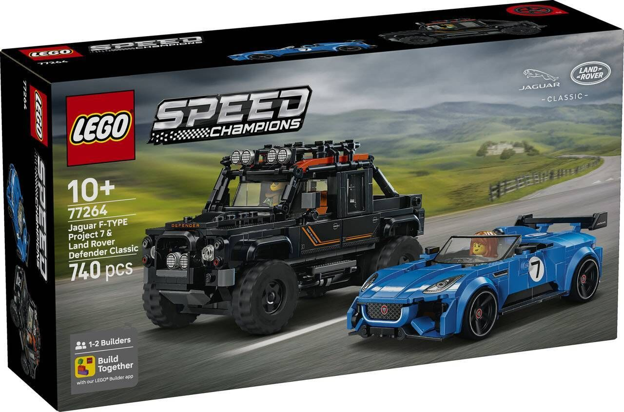 Jaguar Project 7 & Land Rover Defender Lego 77264
