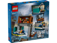 Police Speedboat and Crooks Hidehout LEGO 60417
