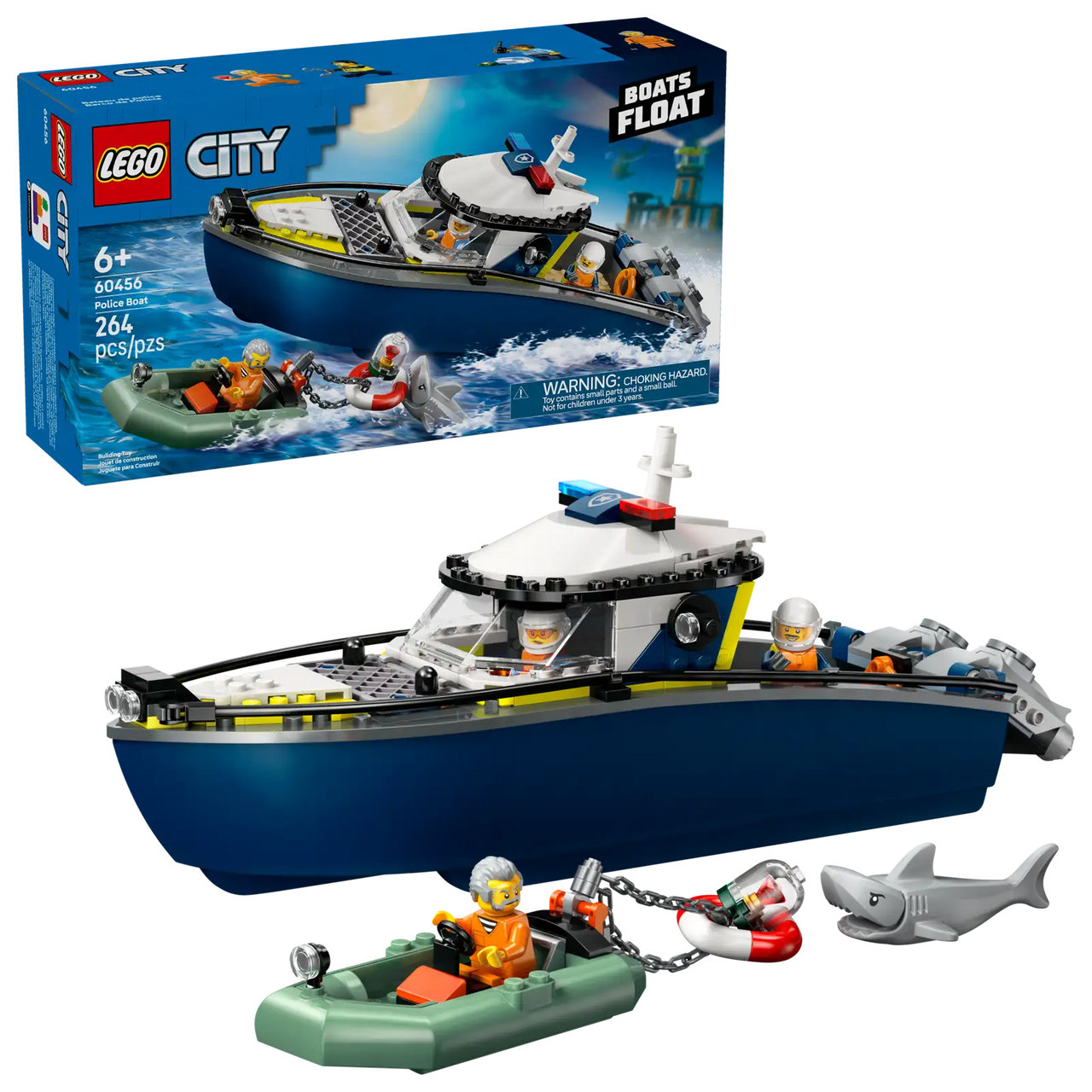 Police Boat Chase Lego 60456