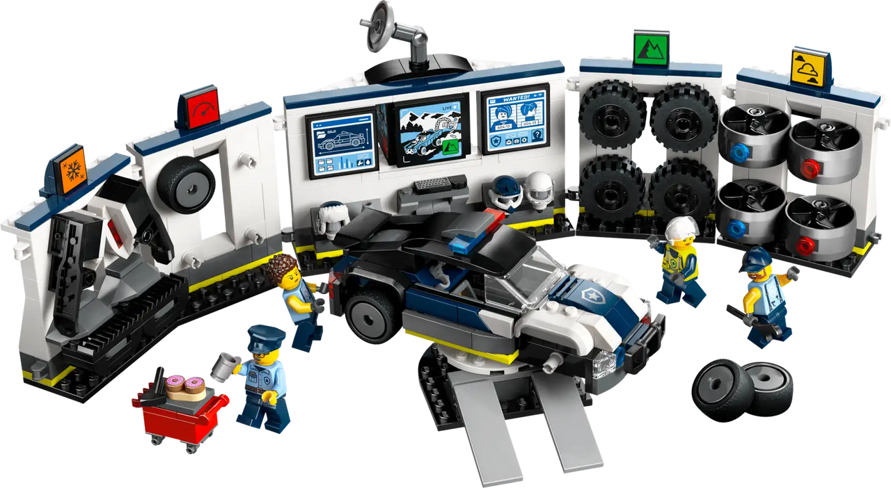 Custom Police Car Garage Lego 60457