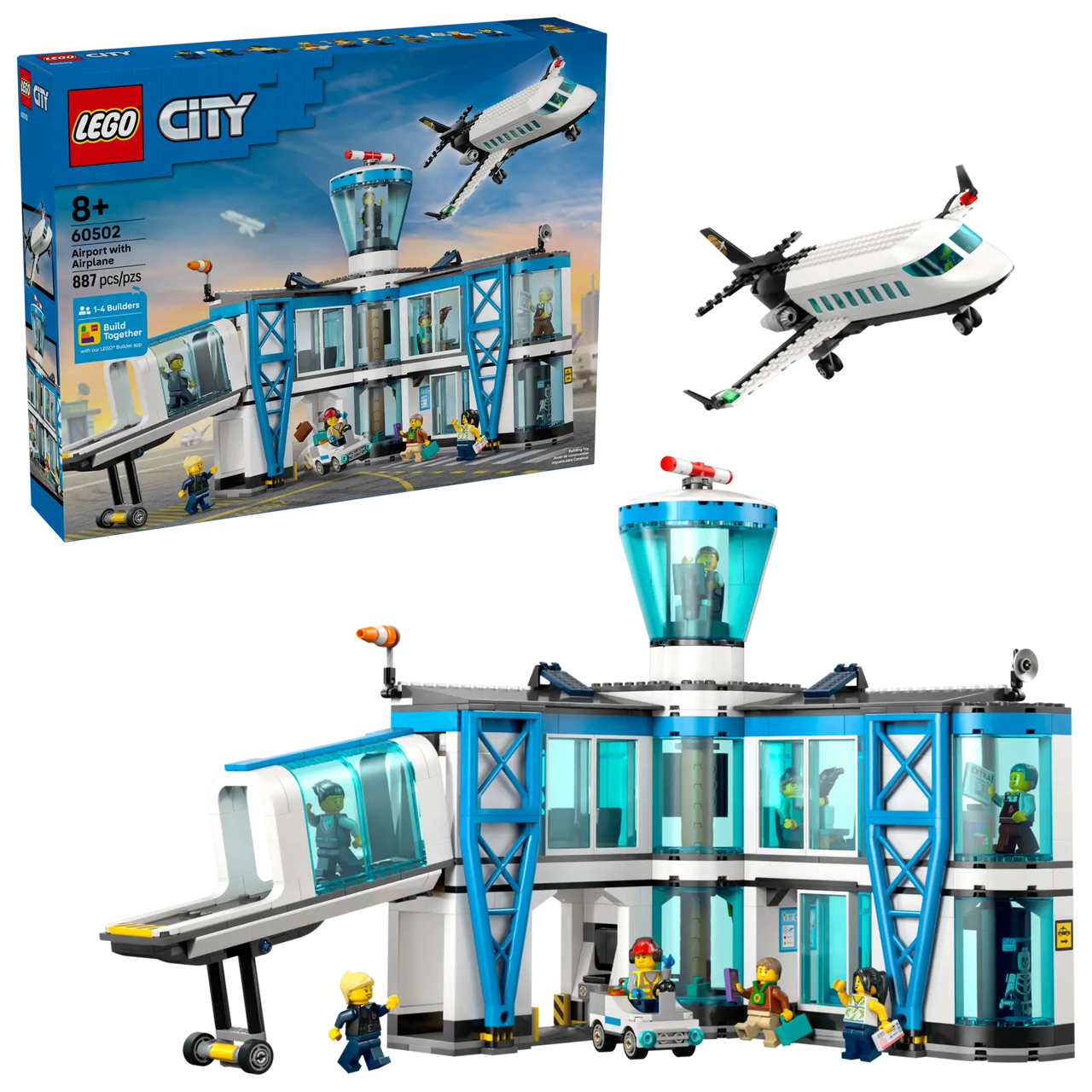 Airport with Airplane Lego 60502