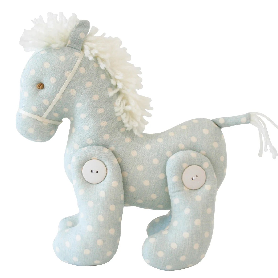 Jointed Pony - Duck Egg Blue Spot