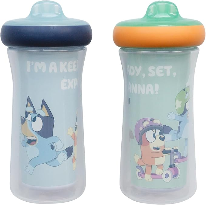 Bluey Insulated 9oz Sippy Cups 2pk