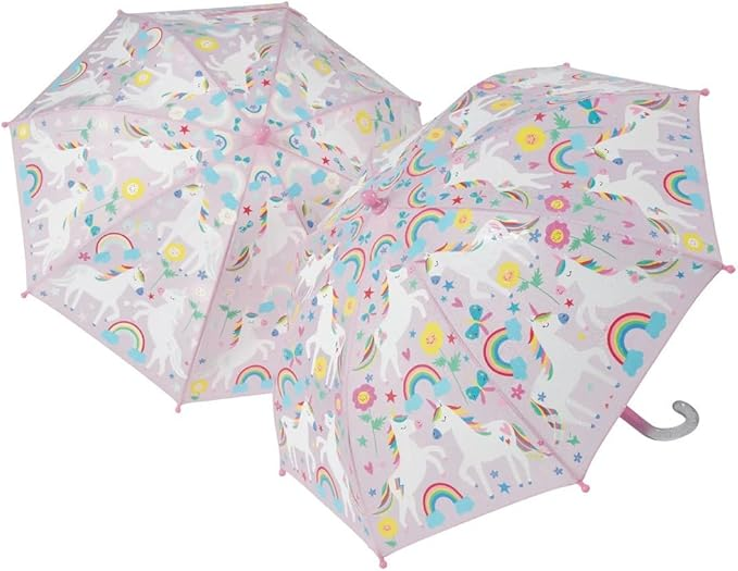 Colour Changing Umbrella - Rainbow Unicorn