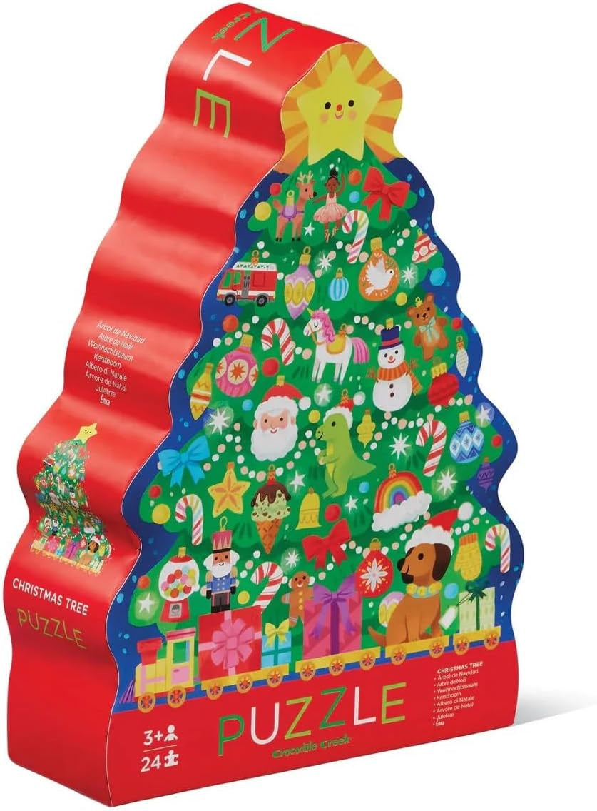Classic Floor Puzzle 24 pc - Christmas Tree