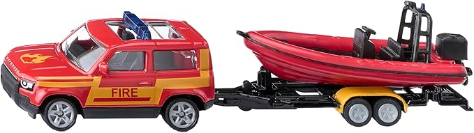 1608 - Land Rover Defender With Boat