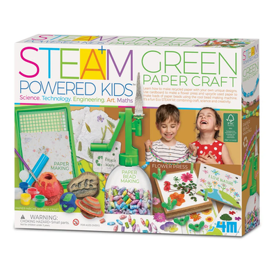 STEAM Powered Kids - Green Paper Craft