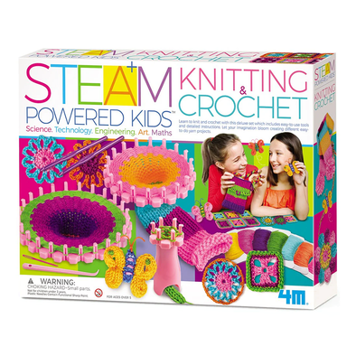STEAM Powered Kids - Knitting & Crochet
