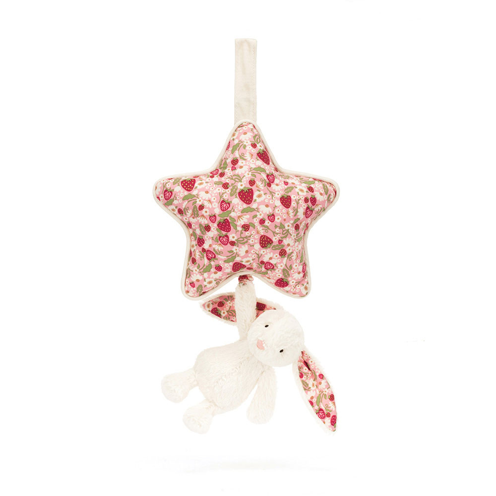 Blossom Cream Bunny Berry Musical Pull