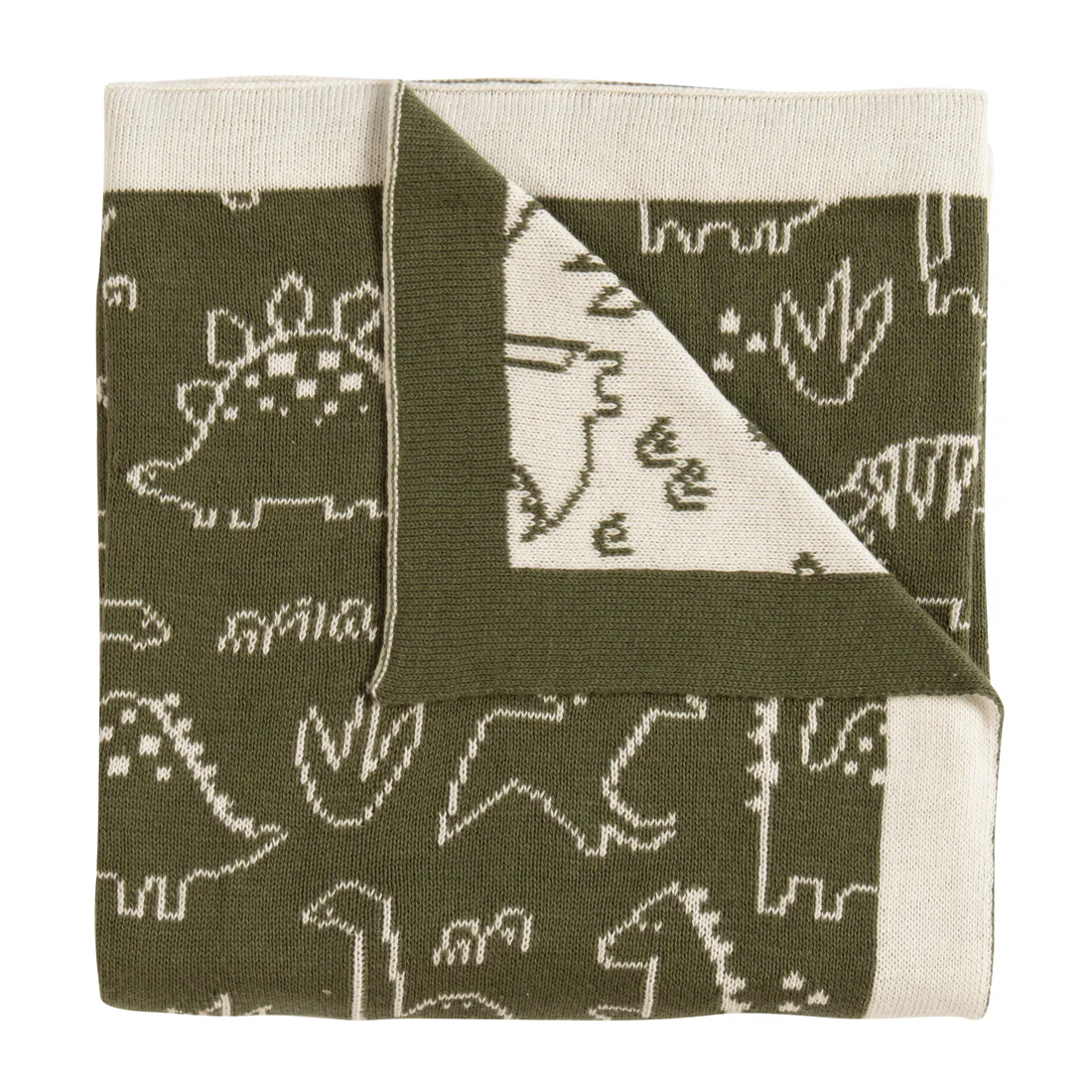 Reversible Blanket - Forest Dino