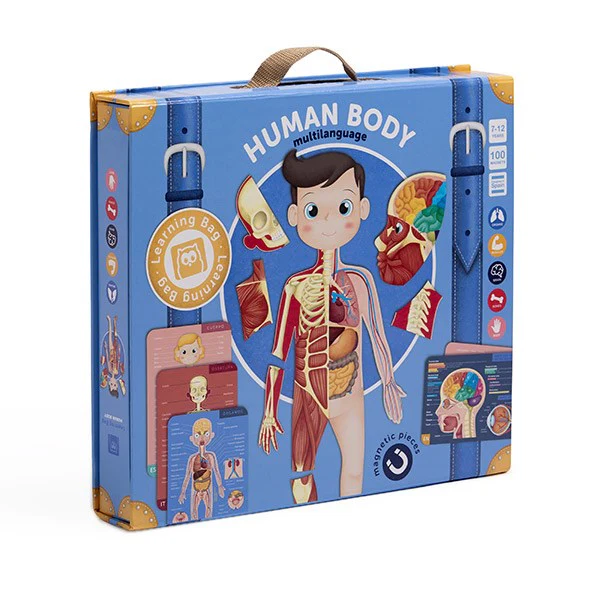 Magnetic Human Body Learning Bag
