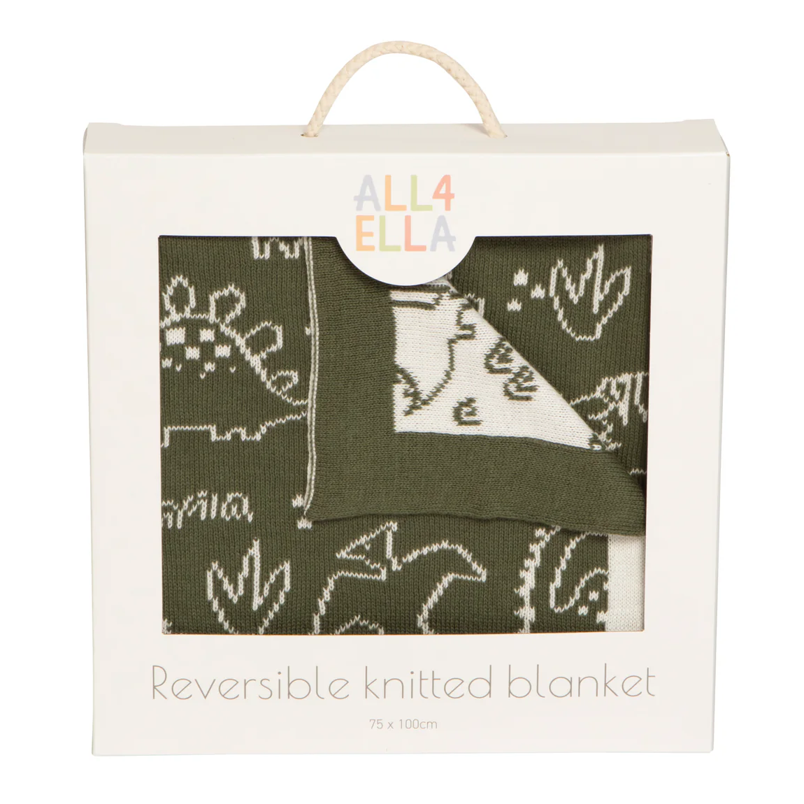 Reversible Blanket - Forest Dino