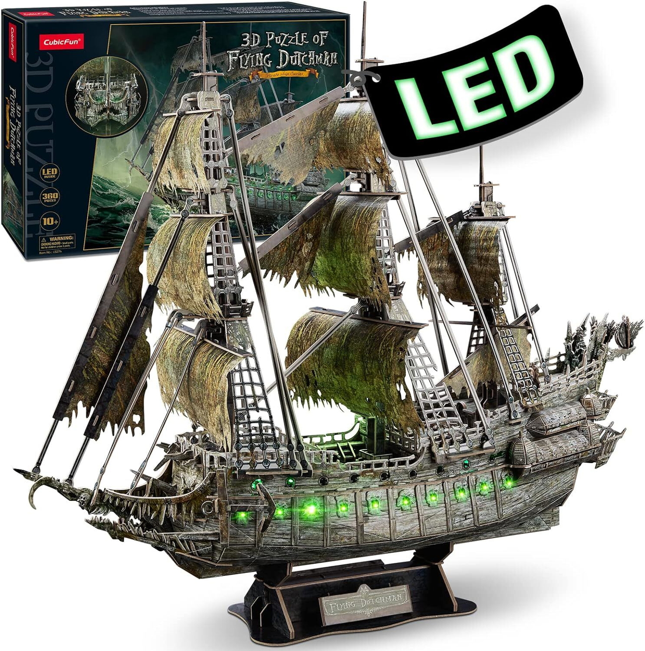 Flying Dutchman 3D Puzzle with LED