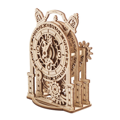 Vintage Alarm Clock Wooden Model Kit