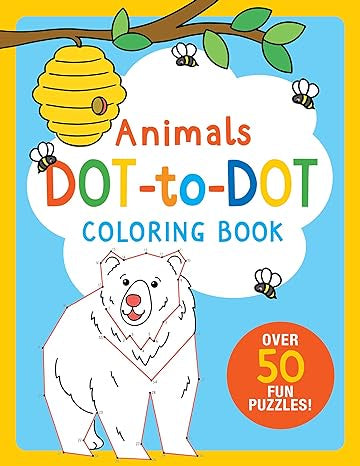 Animals Dot to Dot Colouring Book