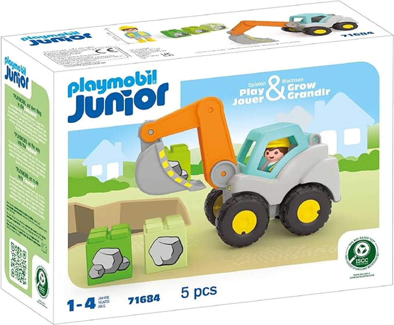 Playmobil Junior Shovel Excavator 71684