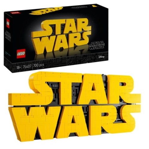 Brick-Built Star Wars Logo Lego 75407