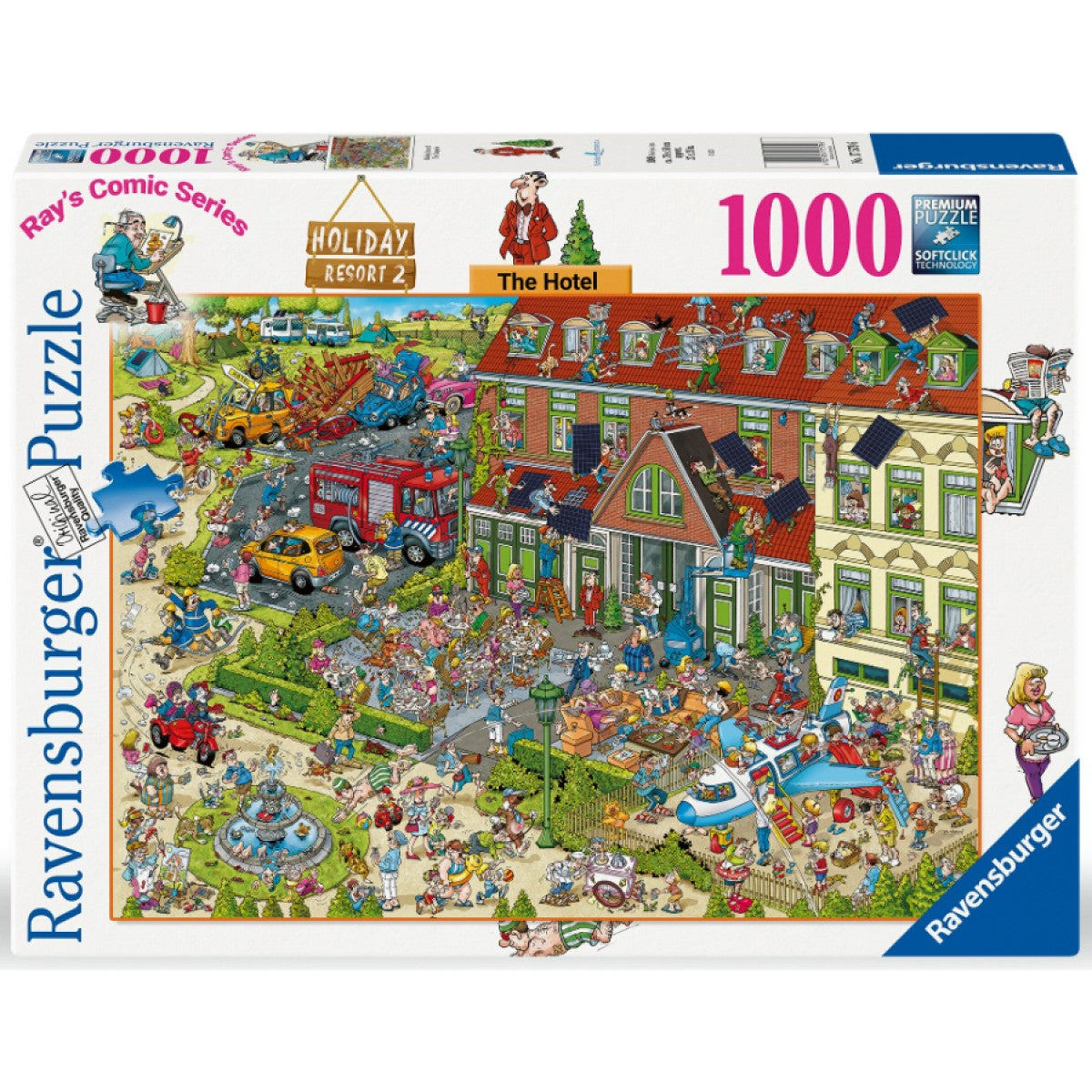 1000 pc Puzzle - Holiday Park 2 - The Hotel