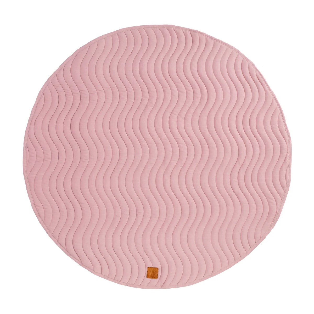 Quilted Linen Playmat - Blush Pink