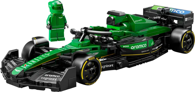 Aston Martin Aramco F1 AMR24 Race Car Lego 77245