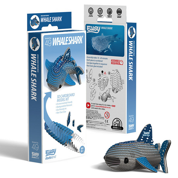 3D Cardboard Model Kit - Whale Shark