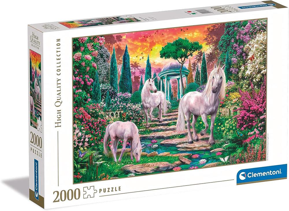2000 pc Puzzle - Classic Garden Unicorns