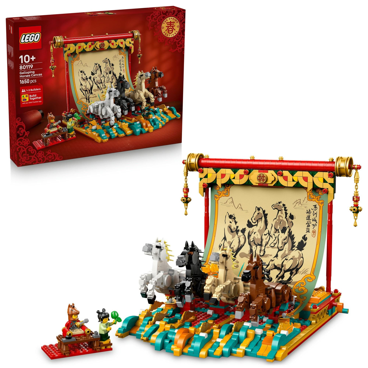 Galloping Horses Canvas LEGO 80119