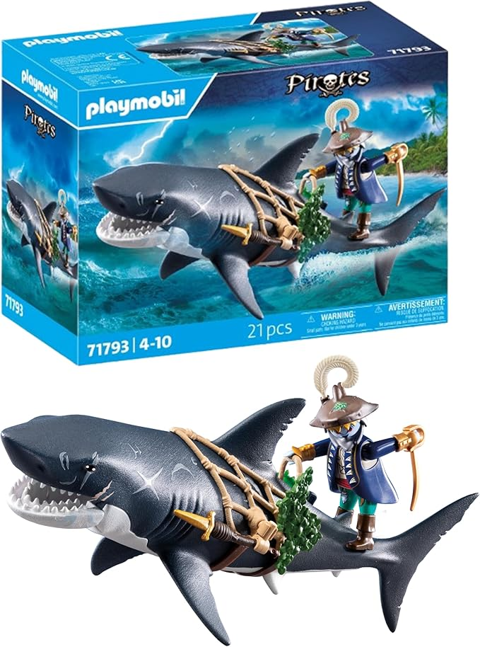 Giant Shark with Pirate 71793