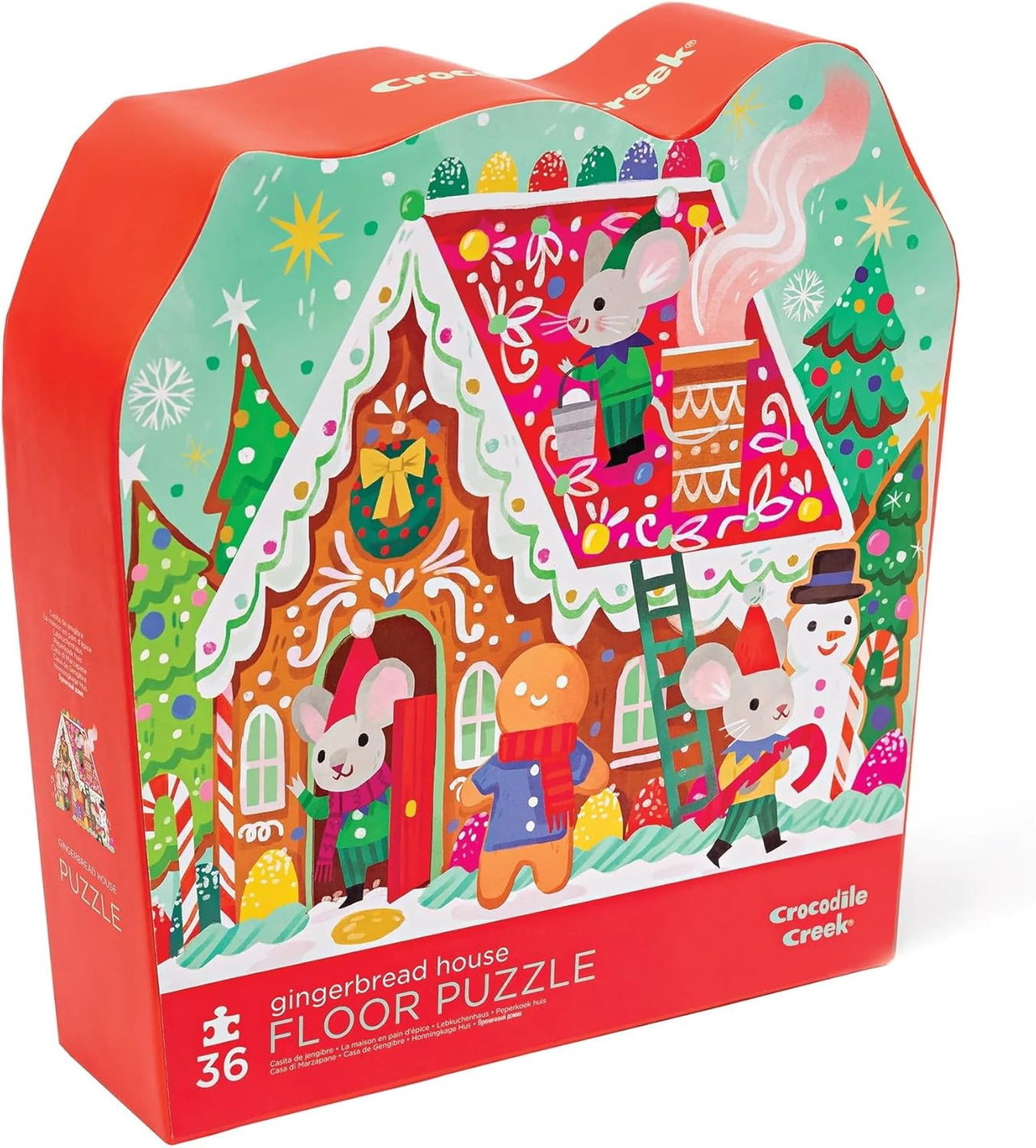 Classic Floor Puzzle 36pc - Gingerbread House