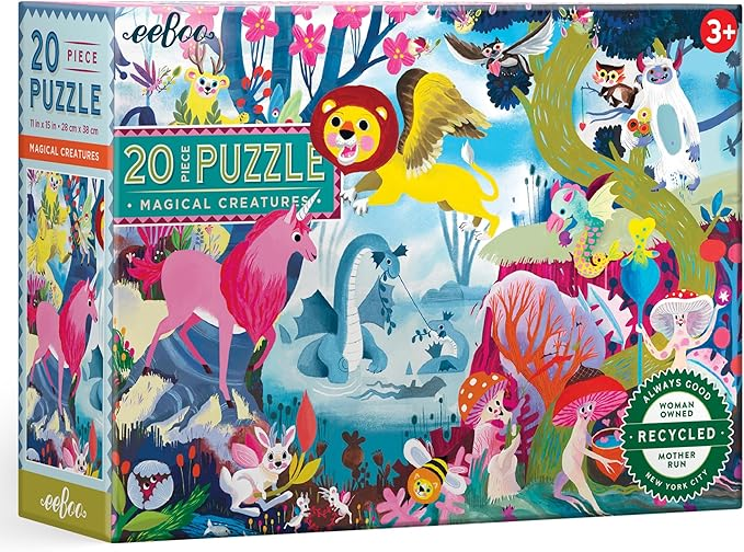 20 Piece Puzzle- Magical Creatures
