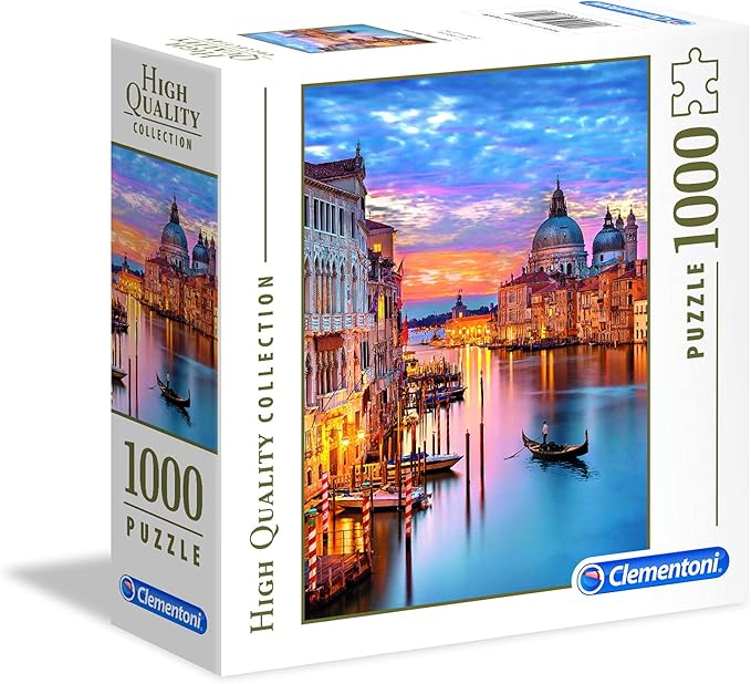 1000 PC Puzzle - Lighting Venice