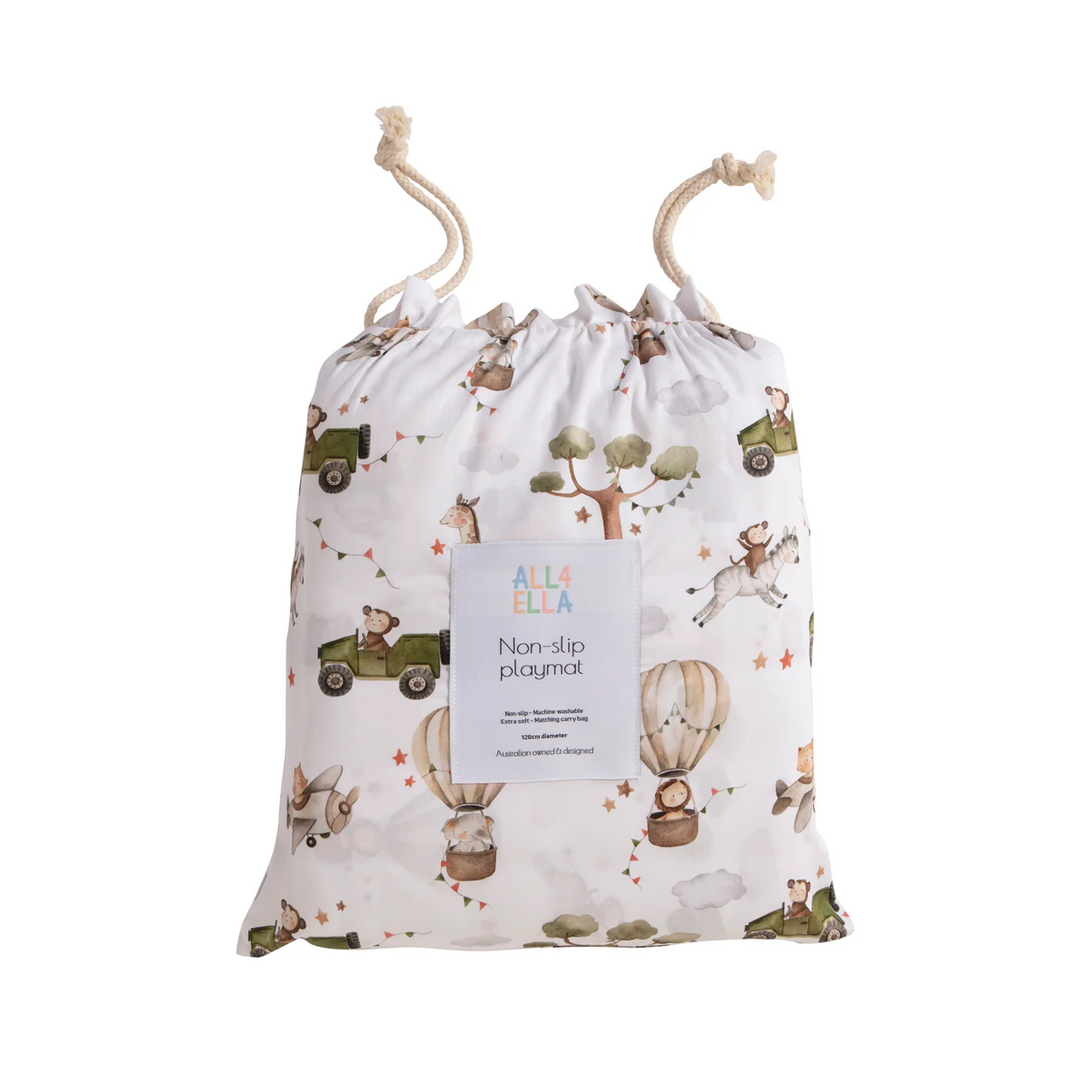 Non-Slip Playmat - Monkey Carnival