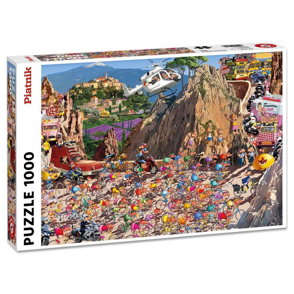 1000 pc Puzzle - Bicycle Race