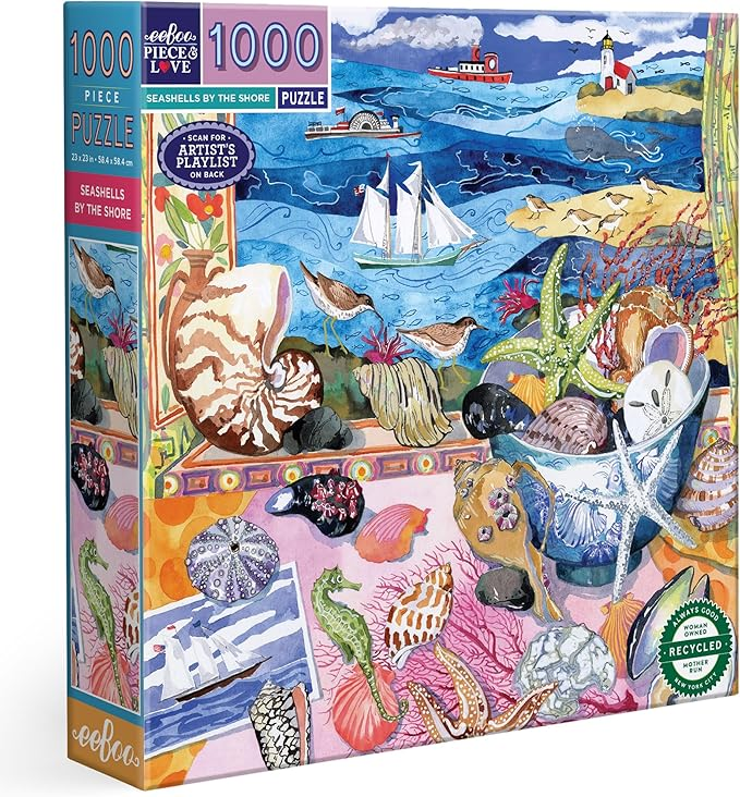 1000 pc Puzzle - Seashells by the Shore