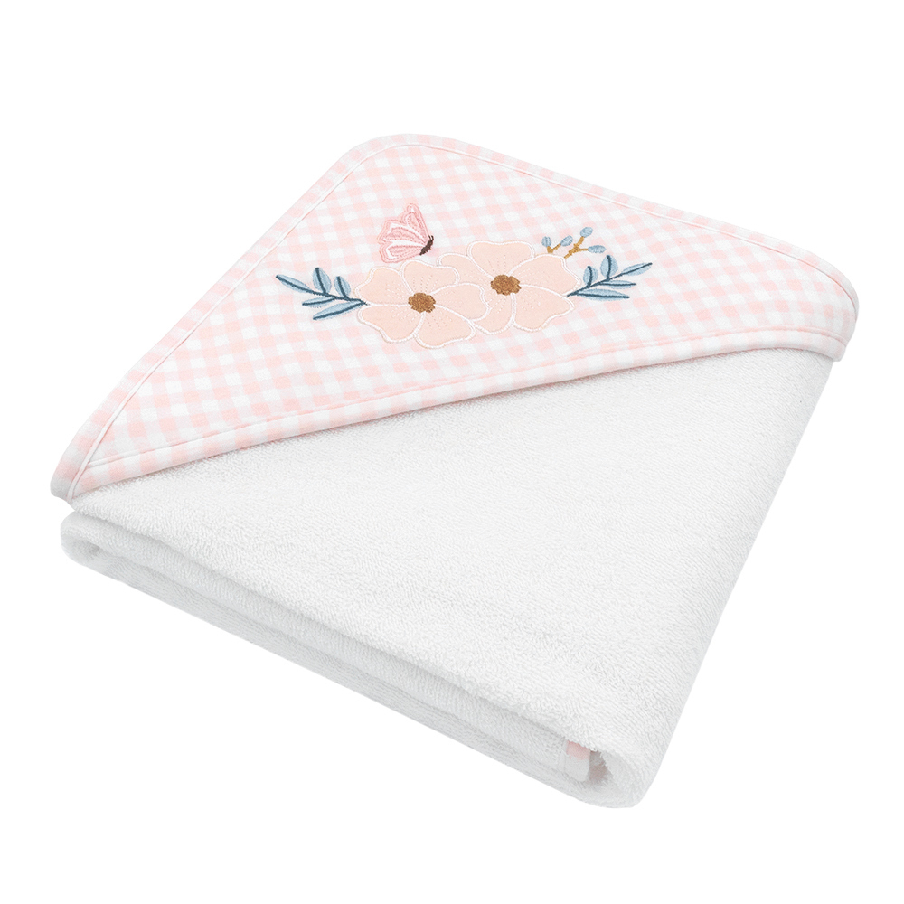 Baby Hooded Towel - Butterfly Garden