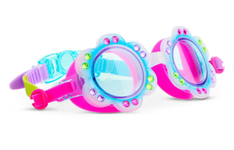 Swim Goggles - Blossom Blue Petals