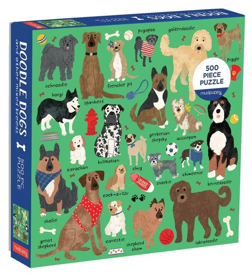 500 pc Puzzle - Doodle Dogs