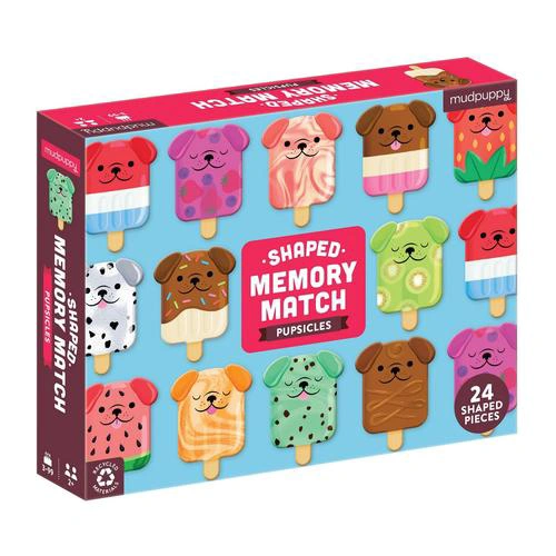 Shaped Memory Match Pupsicles