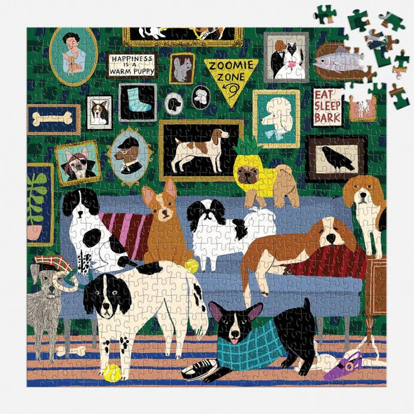 500 pc Puzzle - Lounge Dogs