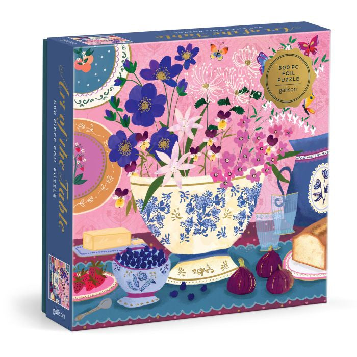 500 pc Foil Puzzle -Joy Laforme Art of the Table