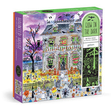 500 pc Glow in the Dark Puzzle -  Michael Storrings Haunted House