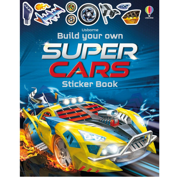 Build your own Super Cars Sticker Book