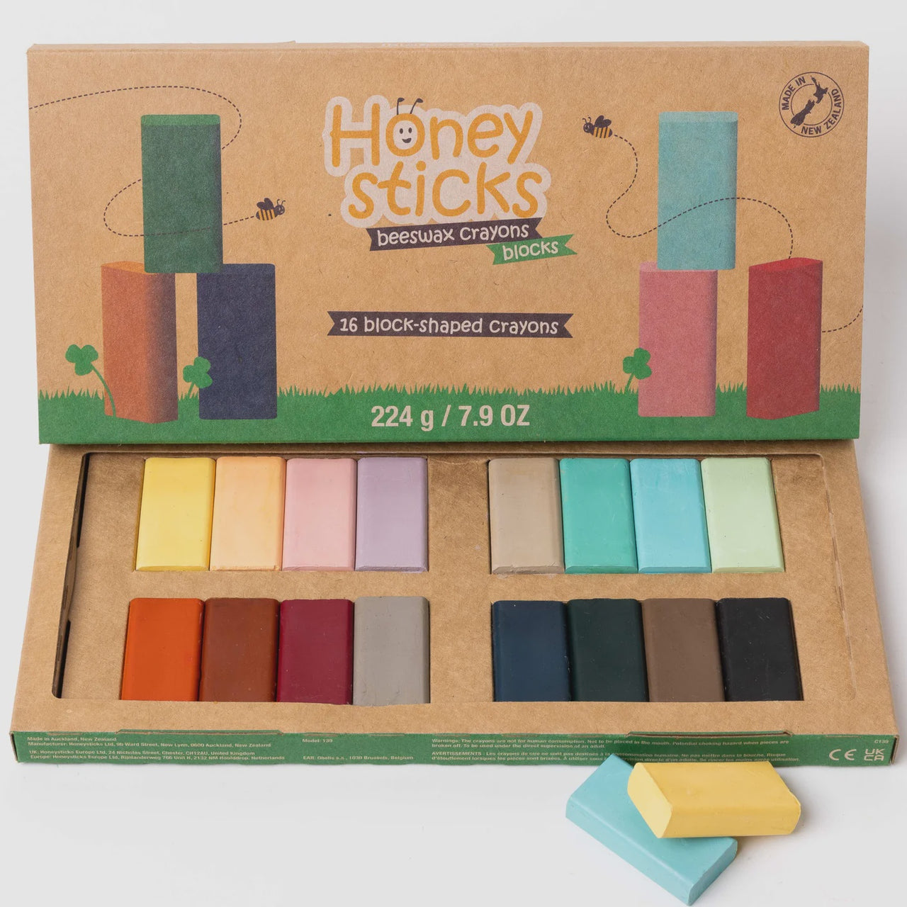 Honeysticks 16 Block-Shaped Crayons