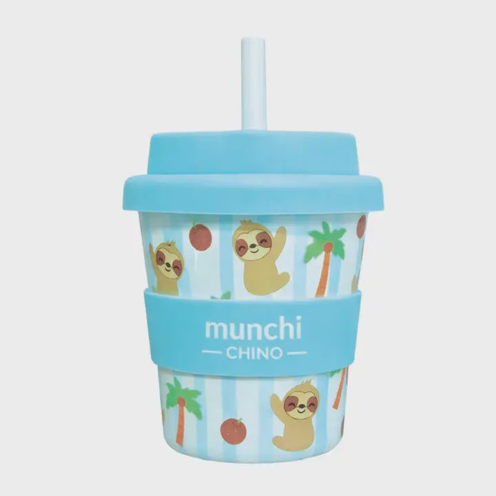 Babychino Cup with Straw - Sloth
